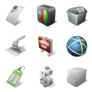 Ecommerce Business icon sets preview