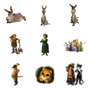 Shrek icon sets preview