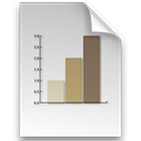 chart, graph, paper, log, file, document icon
