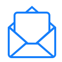 open, envelope, mail icon
