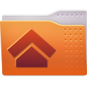 folder, home icon
