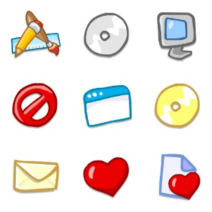 Toon System icon sets preview