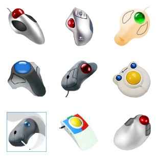 Trackball icon sets preview