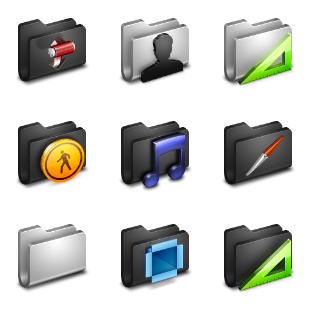 Alumin Folders icon sets preview