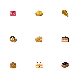 Cake icon sets preview