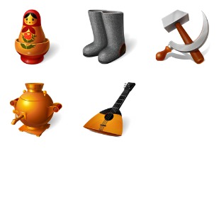 From Russia With Love icon sets preview
