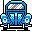 blue bug front icon