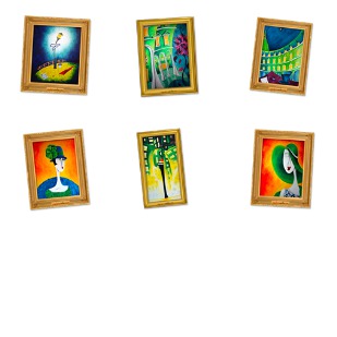 Paintings icon sets preview