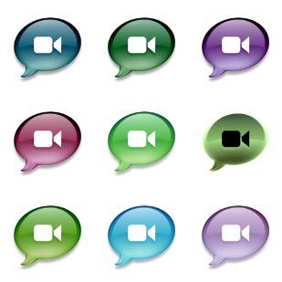 iChat multi-colours icon sets preview