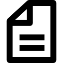 Text file outline variant icon