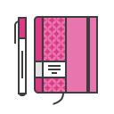 pen, notepad, marker, diary, write, compose, note icon