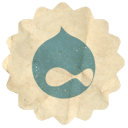 Drupal, Retro icon