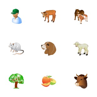 Standard Agriculture icon sets preview