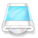 Blue, Disk, Drive icon