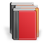 books, diary, study, library icon