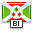burundi, flag icon