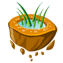 flying, grass icon