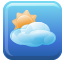clouds, 54, button, weather icon