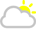 cloud,sun icon