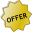 offer, golder icon