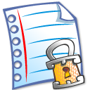 file, document, locked, security, paper, lock icon