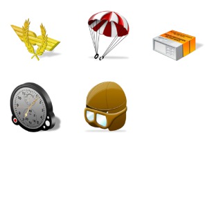 Aviation icon sets preview
