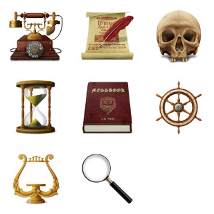 Outdated icon sets preview