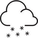 cloud, snow, winter, weather icon