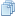 Blue, Documents, Stack icon