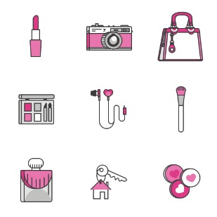 geest: Women kit icon sets preview