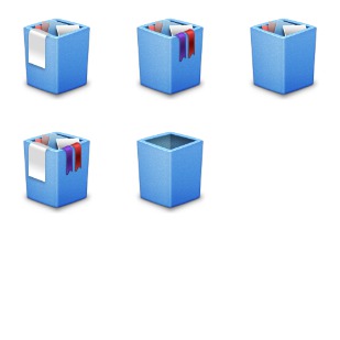 Trash Box icon sets preview