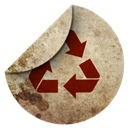 Bin, Full, Recycle icon