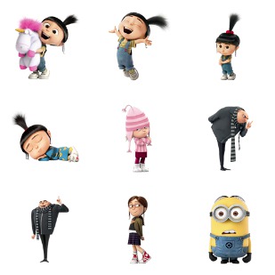 Despicable Me 2 icon sets preview