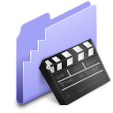movie, film, video, folder icon