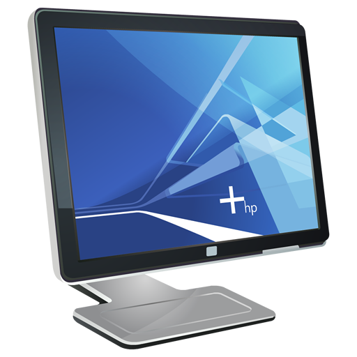 hp, computer, screen, display, dock, monitor icon