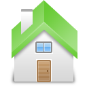 building, green, home, house icon