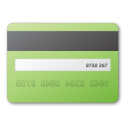 credit, card, green icon
