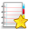 star, notebook icon