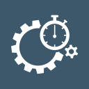 speed, optimization, performance, time, seo, stopwatch, gear icon