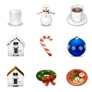 The Real Christmas 05 icon sets preview