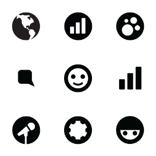 Brightmix icon sets preview