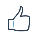 like, finger, hand, thumb up, gesture icon