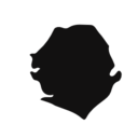 Sierra Leone country map black shape icon