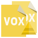 pyramid, vox, file, format icon