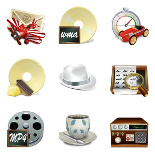 Old School By Babasse icon sets preview