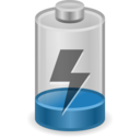 battery caution charging icon