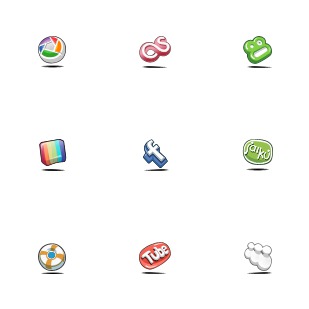 Social Charms Pack 2 icon sets preview