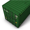 Container, Green icon