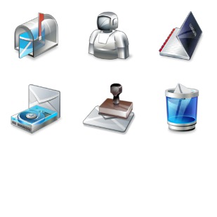 Real Vista Mail icon sets preview