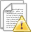 document, wrong, paper, alert, exclamation, error, file, warning icon
